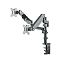 Soporte Universal de Escritorio para Dos Monitores de 17" a 32", con Pistón a Gas, MANHATTAN 461597
