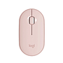 Ratón (Mouse) Óptico Inalámbrico Pebble M350, Bluetooth, USB, Color Rosa, LOGITECH 910-005769