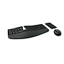 Kit de Teclado y Ratón (Mouse) Sculpt Ergonomic Desktop, Inalámbrico, USB, Color Negro, (Español), MICROSOFT L5V-00004