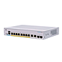 Switch Gigabit Ethernet Business 350, 8 Puertos PoE con 67W,  10/100/1000Mbps + 2 Puertos SFP, 1000 Mbit/s, 16,000 Entradas, Gestionado, CISCO CBS350-8P-E-2G-NA