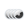 Apple AirTag, Dispositivo de Rastreo, Bluetooth, Color Plata/Blanco, Paquete 4 Piezas, APPLE MX542AM/A