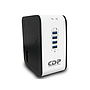Regulador de Voltaje Modelo AVR1008, 1000VA / 500W, Regulación 92 - 144V, Salida 116V +/- 12%, 8 Contactos, 4 Puertos USB, CDP R2CU-AVR1008
