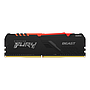 Memoria RAM XFURY Beast, DDR4, 8GB, 2666MHz, PC4-21300, 1.2V, CL16, KINGSTON KF426C16BBA/8
