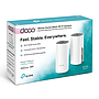 Sistema de Malla (Wi-Fi Mesh) Deco E4, Doble Banda, Hasta 1,1167 Mbps, Color Blanco, 2 Piezas, TP-LINK DECO E4 (2-PACK)