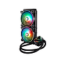 Sistema de Enfriamiento Líquido P/ CPU, XPG LEVANTE, Radiador Aluminio, Ventiladores ARGB 2x 120mm, 600RPM - 2000RPM, ADATA LEVANTE240-BKCWW