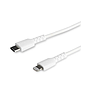 Cable de Datos USB-C - Lightning (M-M), Longitud 2.0 Metros, Color Blanco, Certificado MFi de Apple, STARTECH RUSBCLTMM2MW