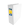 Carpeta 9311BL Classic Cristal, Brillante, Arillo en D 3" (625 Hojas Aprox), Tamaño Carta, Color Blanco, AZOR 302.9311BL