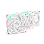 Kit de Ventiladores Sirius Pure, 120mm, 500 a 1800 RPM, RGB, Color Blanco, 3 Piezas, INWIN ASP120FAN-3PK