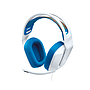 Audífonos Tipo Diadema con Micrófono Gamer, Modelo G335, para PC/Xbox/PS4/Nintendo Switch, Alámbrico, 3.5mm, Color Blanco, LOGITECH 981-001017
