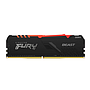 Memoria RAM XFURY Beast RGB, DDR4, 16GB, 3600MHz, PC4-28800, 1.35V, CL18, U-DIMM, KINGSTON KF436C18BBA/16