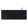 Teclado Gamer Start The Game, TenKeyless, Alámbrico (USB), Anti-ghosting, Longitud del Cable 1.60 Metros, Iluminación Rainbow, VORAGO KB-503