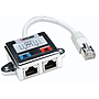 Distribuidor Modular, Adaptador RJ-45 Macho - 2x RJ-45 Hembra, Color Plata, INTELLINET 504195