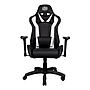 Silla Gamer Ergonómica Caliber R1, Reclinable, C/ Soporte Cervical y Lumbar, Color Negro / Blanco, Max. 150 Kg, COOLER MASTER CMI-GCR1-2019WUS