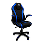 Silla Gamer Start The Game (SG) Modelo Chair 300, Reclinable, C/ Soporte Lumbar, Color Negro / Azul, Max. 120 Kg, VORAGO CGC300-BL