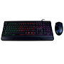 Kit de Teclado y Mouse Gamer Balam Rush DEMTRIX, Iluminación LED, Alámbrico, USB, Color Negro,  ACTECK BR-931373