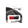 Memoria Flash USB 3.2, Exodia M, 128GB, Color Negro / Rojo, KINGSTON DTXM/128GB