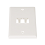 Tapa (Placa) P/ Caja, Montaje al Ras, 2 Salidas para 2 Puertos Mini-Com, Color Blanco, PANDUIT CFP2IW