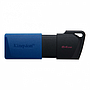 Memoria Flash USB 3.2, Exodia M, 64GB, Color Negro / Azul, KINGSTON DTXM/64GB