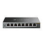 Switch Gigabit Ethernet, 10/100/1000 Mbps, 16 Gbit/s, 8 Puertos, Carcasa Metálica, TP-LINK TL-SG108E