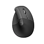 Ratón (Mouse) Inalámbrico, Lift LEFT Vertical Ergonomic, para Zurdos, Bluetooth, Hasta 4,000 Dpi, Color Grafito, LOGITECH 910-006467