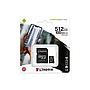 Tarjeta MicroSDXC, Modelo CANVAS Select Plus, Capacidad 512GB, Clase 10, Incluye Adaptador SD, KINGSTON SDCS2/512GB