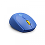 Ratón (Mouse) Getttech Óptico, Inalámbrico, USB, 1600DPI, Color Azul, QIAN GAC-24406B