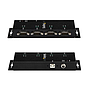 Adaptador (Hub) Concentrador USB 2.0 Externo de 4 Puertos Serial RS232 DB9, Riel DIN Industrial Montaje en Pared, STARTECH ICUSB2324I