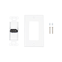 Placa de Pared C/Conector 1 x HDMI (H - H), Color Blanco, Conector Recto, LINKEDPRO LP-FP-90