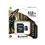 Tarjeta MicroSDXC, Modelo Canvas Go! Plus, Capacidad 512GB, UHS-I Clase 10, Incluye Adaptador SD, KINGSTON SDCG3/512GB