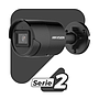 Cámara Bala (Bullet) IP 4P, Color Negro, Lente 2.8 mm, 40 mts IR EXIR, Exterior IP67, WDR 120 dB, PoE, Micrófono Integrado, Videoanalíticos, Ultra Baja Iluminación, Metal, MicroSD, HIKVISION DS-2CD2043G2-I(U)(BLACK)