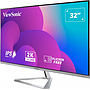 Monitor LED 31.5", Quad HD, 75Hz, HDMI / DP, Bocinas Integradas (2 x 2W), Negro/Plata, VIEWSONIC VX3276-2K-MHD