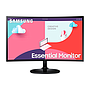 Monitor Curvo LED, 27”, Essential S36C, Resolución Full HD (1920 x 1080), 75Hz, 4ms, HDMI / VGA, Color Negro, SAMSUNG LS27C360EALXZX