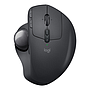 Ratón (Mouse) Ergonómico Trackball MX Ergo, Inalámbrico, Bluetooth, 380DPI, Negro, LOGITECH 910-005177