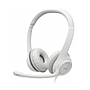 Audífonos Tipo Diadema con Micrófono H390, para Computadora, Audio Digital Mejorado, Control en Cable, Alámbrico USB, Color Blanco, LOGITECH 981-001285