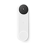 Timbre Inteligente NEST Doorbell, con Cámara, Wi-Fi, Batería, Color Blanco, GOOGLE GA01318-MX