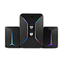 Bocinas Con Subwoofer Start The Game 2.1 Alámbricas (3.5 mm), RGB, Energía Por USB, 11W RMS, Color Negro, VORAGO SPK-250