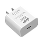 Cargador de Pared, Carga Rápida, 18W, 1x USB-C, Color Blanco, GHIA GAC-235