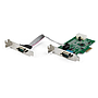 Tarjeta Controladora / Adaptadora Serial PCI Exp RS232, 2 Puertos, PCIe a Serie DB9 UART 16950, Perfil Bajo, STARTECH PEX2S953LP