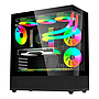 Gabinete BALAMRUSH Tank Super 9200 TB, Ventana RGB, Midi-Tower, ATX/Micro-ATX/ITX, USB 3.0/2.0, sin Fuente, 3 Ventiladores RGB Instalados, Color Negro, ACTECK BR-938723