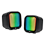 Bocinas 2.0 Alámbricas, Start the Game, 2W RMS, (3.5 mm), Energía Por USB, Color Negro, VORAGO SPK-109