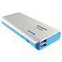 Cargador Portátil (Power Bank) Adata PT100, Capacidad 10,000mAh, Salidas 5V-2A / 5V-2.1A, Color Blanco/Azul, APT100-10000M-5V-CWHBL