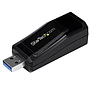 Adaptador USB - Ethernet, 10/100/1000 Mbps, Color Negro, STARTECH USB31000NDS