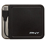Power Bank (Cargador Portátil), 1 x Micro USB (M) (5V/1A), Capacidad 1500 mAh, Color Negro, PNY P-B-1500-M-K01-RB