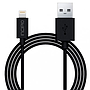 Cable Incipio Lightning a USB, carga y sincronización, color Negro, 1 Metro / 840076164394