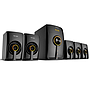 Bocinas 5.1, Inalámbricas (Bluetooth), Soporta SD / USB, Color Negro, Incluye Control Remoto, VORAGO SPB-500