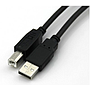 Cable USB 2.0 Macho Tipo A a Macho Tipo B, 3 Metros, Color Negro, VCOM CU201-B-3.0
