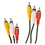 Cable 3 RCA/M a 3 RCA/M 1.8mts VCOM CV033-1.8