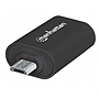 Adaptador Micro USB - USB (M-H), On-the-Go (OTG), Color Negro, MANHATTAN 406192
