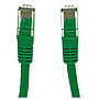 Cable Patch Cord UTP Cat. 5E .50CCA, Color Verde, 0.5 Metros, VCOM NP511-N-0.5