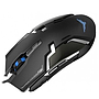 Ratón (Mouse) Gamer, Alámbirco (USB), Hasta 3200 DPI, 6 Botones, Iluminación RGB, Color Negro, NACEB NA-629